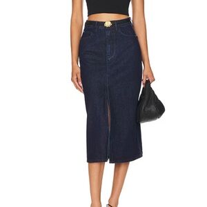 Weworewhat Denim Skirt